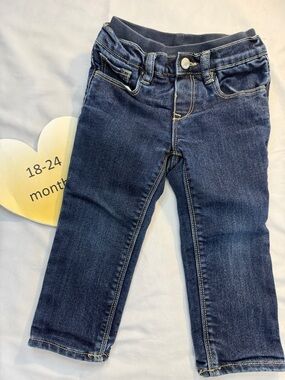 GAP Blue Jeans Straight-Leg Medium-Dark Wash